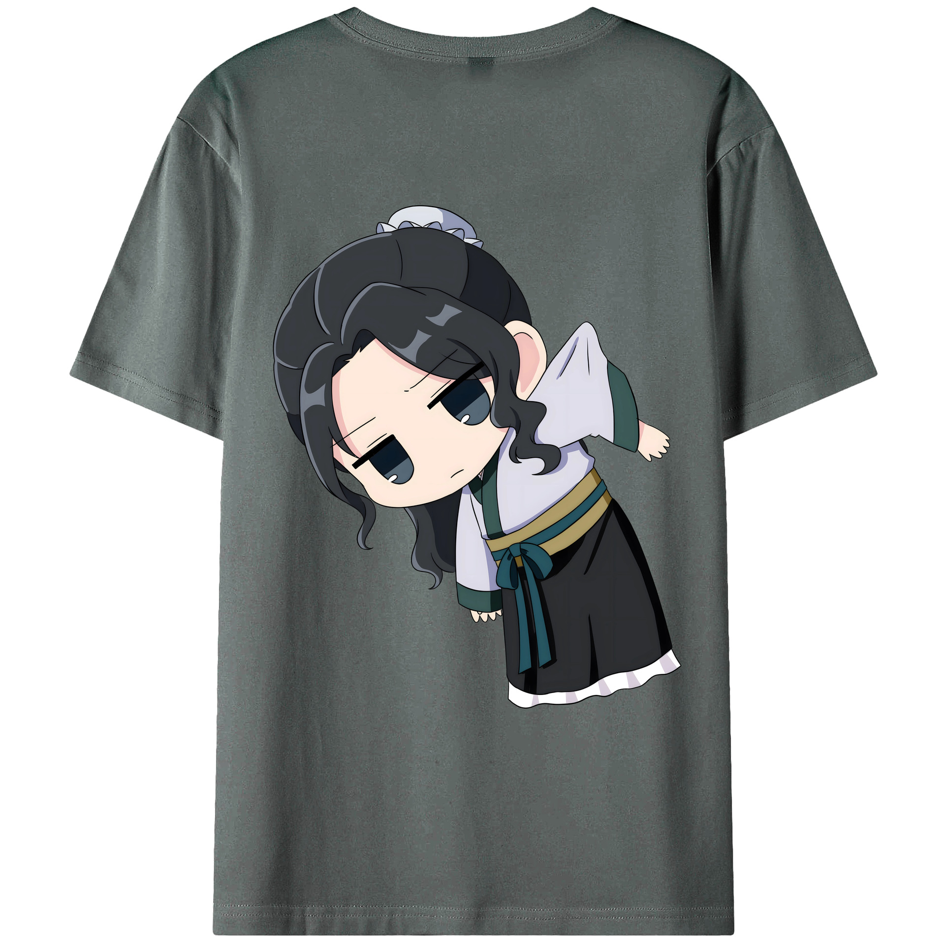 （画像用） 薬屋のひとりごと The Apothecary Diaries 綿100％ メンズ半袖Tシャツ（バックプリント） 通気性